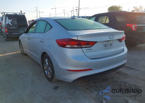2018 Hyundai Elantra Sel из США, поврежденный, VIN KMHD84LF7JU586056